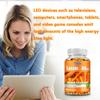 Lutein 40mg capsules, an eye-protecting vitamin supplement, supports eye health and relieves eye fatigue, 120 capsules.