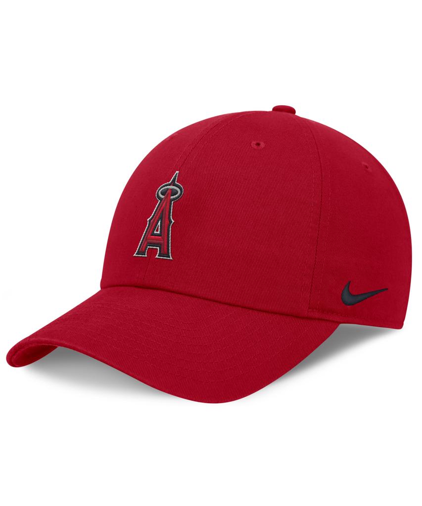 Кепка Panatigseu Los Angeles Angels Nikeclub, без структуры, из органического хлопка - Gym Red