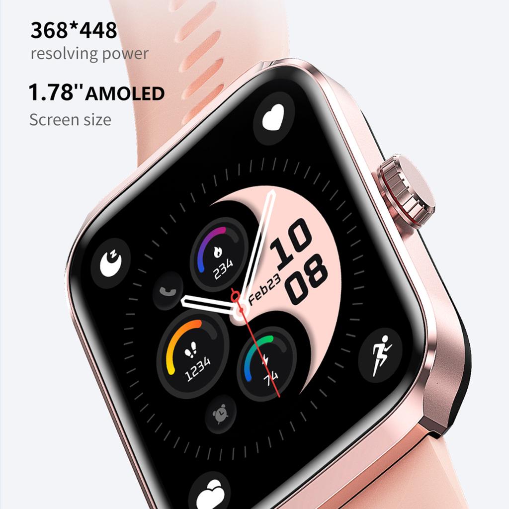 Умные часы NX22 с квадратным AMOLED-тачскрином, GPS, мониторингом здоровья и спортивными функциями