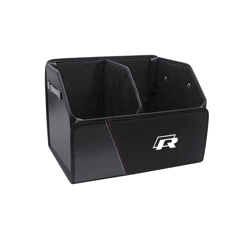 Folding Car Trunk Organizer Box Storage Bag Tools Tidying For VW GTI Polo Golf Passat Tiguan Arteon Touareg Taigo Jetta Hub Cap