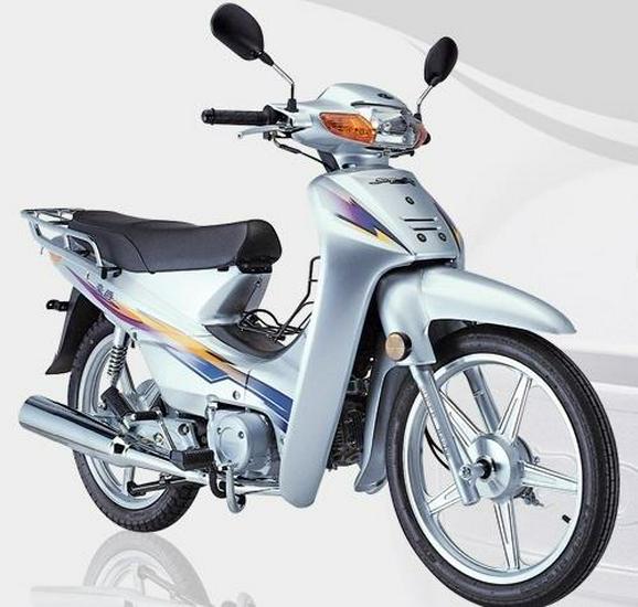 Совместимо с выхлопной трубой глушителя для мотоцикла Haojue Suzuki HJ110/HJ110-A с низкой рамой.