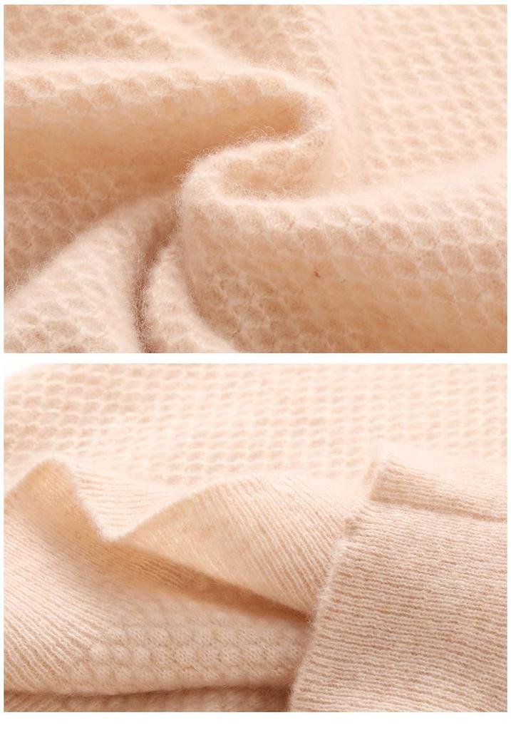 Elegant Cashmere Half-Neck Pullover: Versatile, Comfortable, Thick Sweater for Autumn/Winter