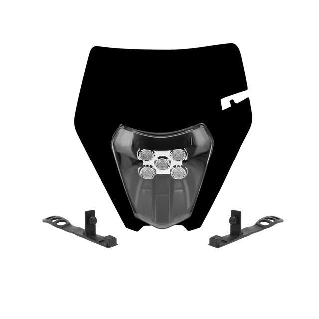 For KTM Headlight Plate Motorcycle Headlamp Pit Bike Enduro Led EXC XC SX SXF EXCF XCW 125 200 300 400 2016 To 2023 Motocross