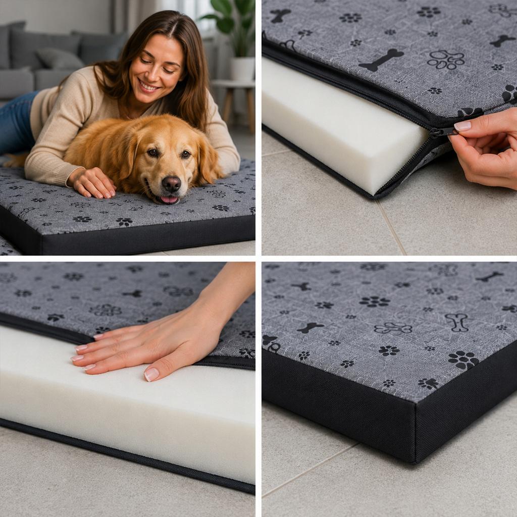 [20] Dog Bed, Pet Mattress 120x90cm LAZOREK120