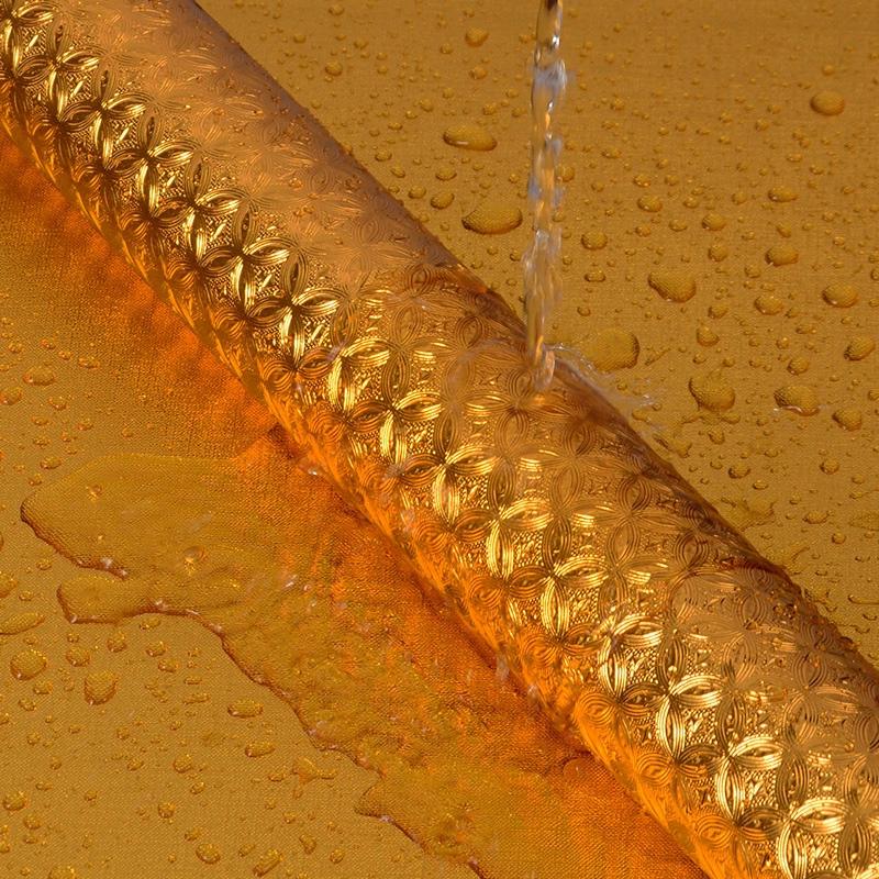 Золотые самоклеящиеся обои Будда украшение стола Ремонт Огнестойкая золотая бумага Украшение дома