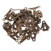20 Sets And Eye Closures Fastener For Trouser Jeans Dress Bronze