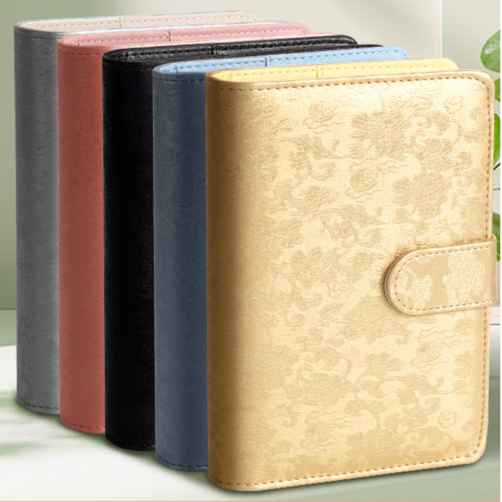 Multiple Pockets and Slots Savings Plan Book Clip-on Journal Notebook Office Stationery