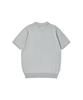 NOWANDTOMORROW Knit Polo Shirt [Light Gray]