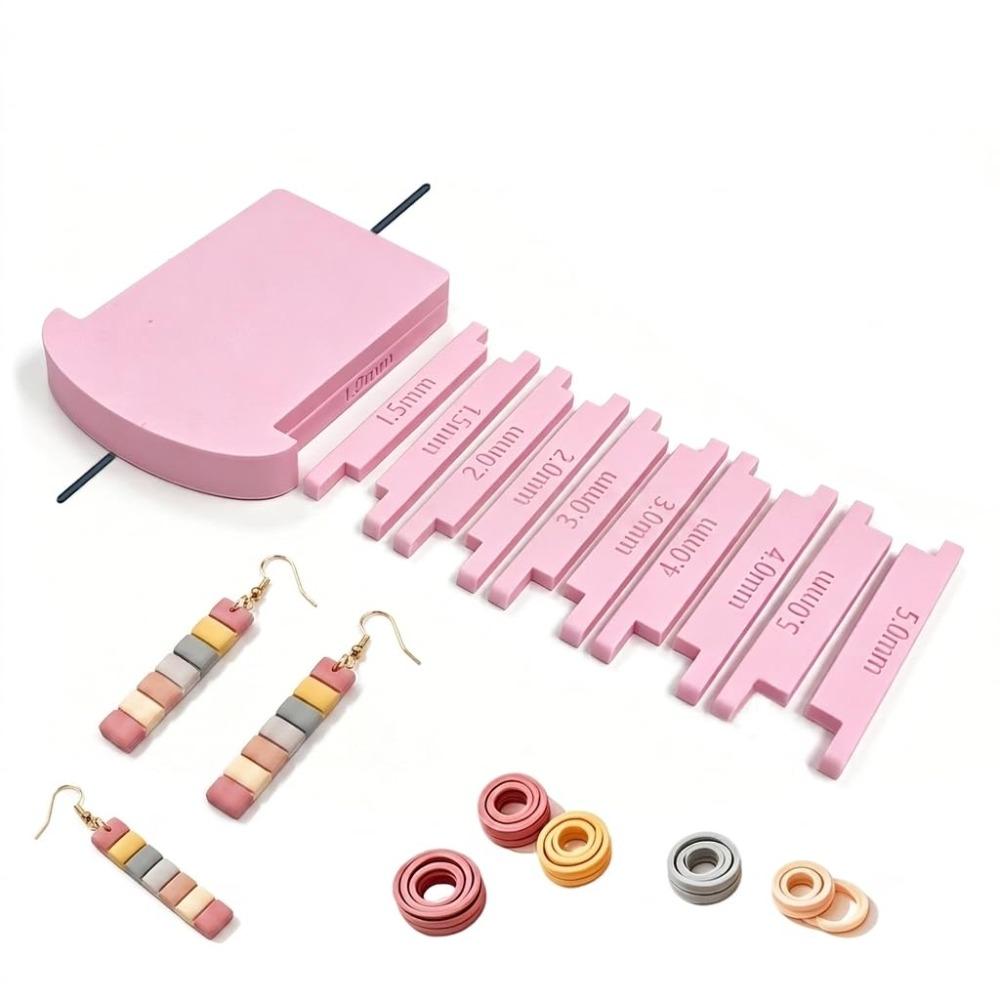 Plastic Polymer Clay Roller Guide Set Manta Ray Shaped Bead Roller Tool Clay Snake Forming