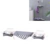 3 In1 Mop Soap Holder Household Mop Clip Wall Mount Hook Bathroom Drain Rack Soap Holder Broom Card Holder for Kitchen