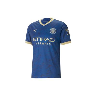 Футболка MCFC CNY с графическим V-образным вырезом, мужские топы, синяя 772348-23