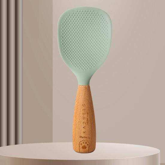 Silicone Rice Spoon Non-Stick Food Grade with Standing Feature High Temperature Resistant Rice Spoon
