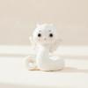 Фигурка змеи Милая керамическая змея Глазурованная настольная фигурка для коллекционеров, любителей астрологии, декора дома, полки, офиса
