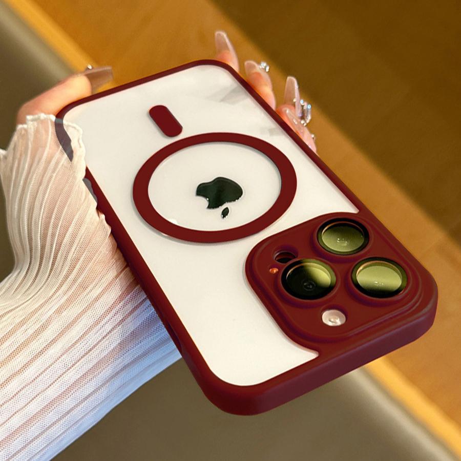 Luxury Wireless Charge For Magsafe Magnetic Case For iPhone 17 16 15 14 Plus 13 12 11 Pro X XS Max Shockproof Bumper Clear Cover