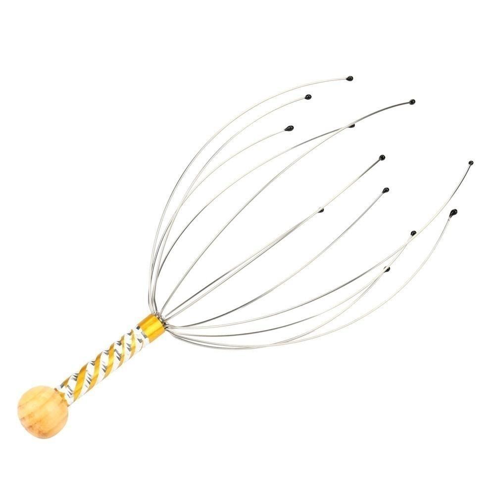 2 шт. Массажер для головы, шеи, головы, массажное оборудование «Осьминог», снятие стресса, расслабляющий инструмент