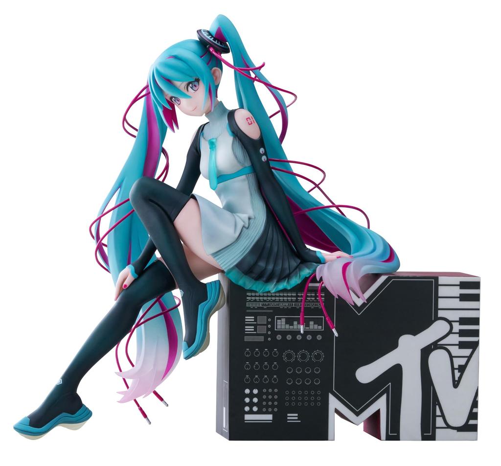 Furyu Hatsune Miku x MTV Scale PVC Painted Complete Figure 1/7