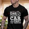 Funny Car Lover Graphic Motorbike T-Shirt Men's and Women‘s Quick Drying T Shirts Summer Casual