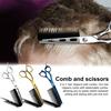 Профессиональные парикмахерские ножницы 6,0-дюймовые ножницы из нержавеющей стали с острыми как бритва ножницами для стрижки волос со съемной расческой для профессионального парикмахера
