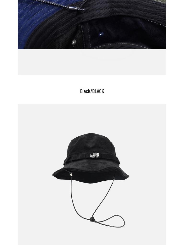 Japanese Versatile Patchwork Sun Hat - Men's Outdoor Fisherman Design