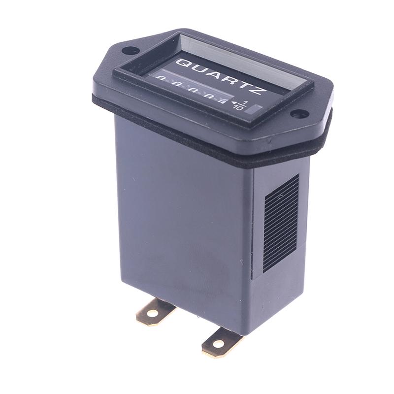 1Pc 6 Digits 220V Ac Hour Meter,Complete Sealed Quartz Timer Counter 12V-36V Dc