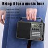 FM/AM/SW Full Band Radio Bluetooth Digital Retro Radio Hifi Portable U-Disk USB/TF/Mp3 Music Player Speaker Bass LED Flashlight