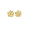 Temperament Retro Vertical Striped Stud Earrings High-Grade Stainless Steel Hollow Love Butterfly Earrings Women'S Niche Earrings