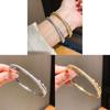 18k Gold Plated Zircon Cross Cuff Bracelet Elegant Jewelry For Fashion Women