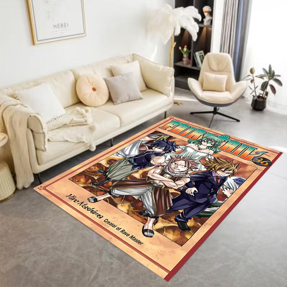 Fairy Tail Adventure Floor Rug Office Rug Design for Study room Hallway Dormitory Foyer Anti-slip Rug Office home decor