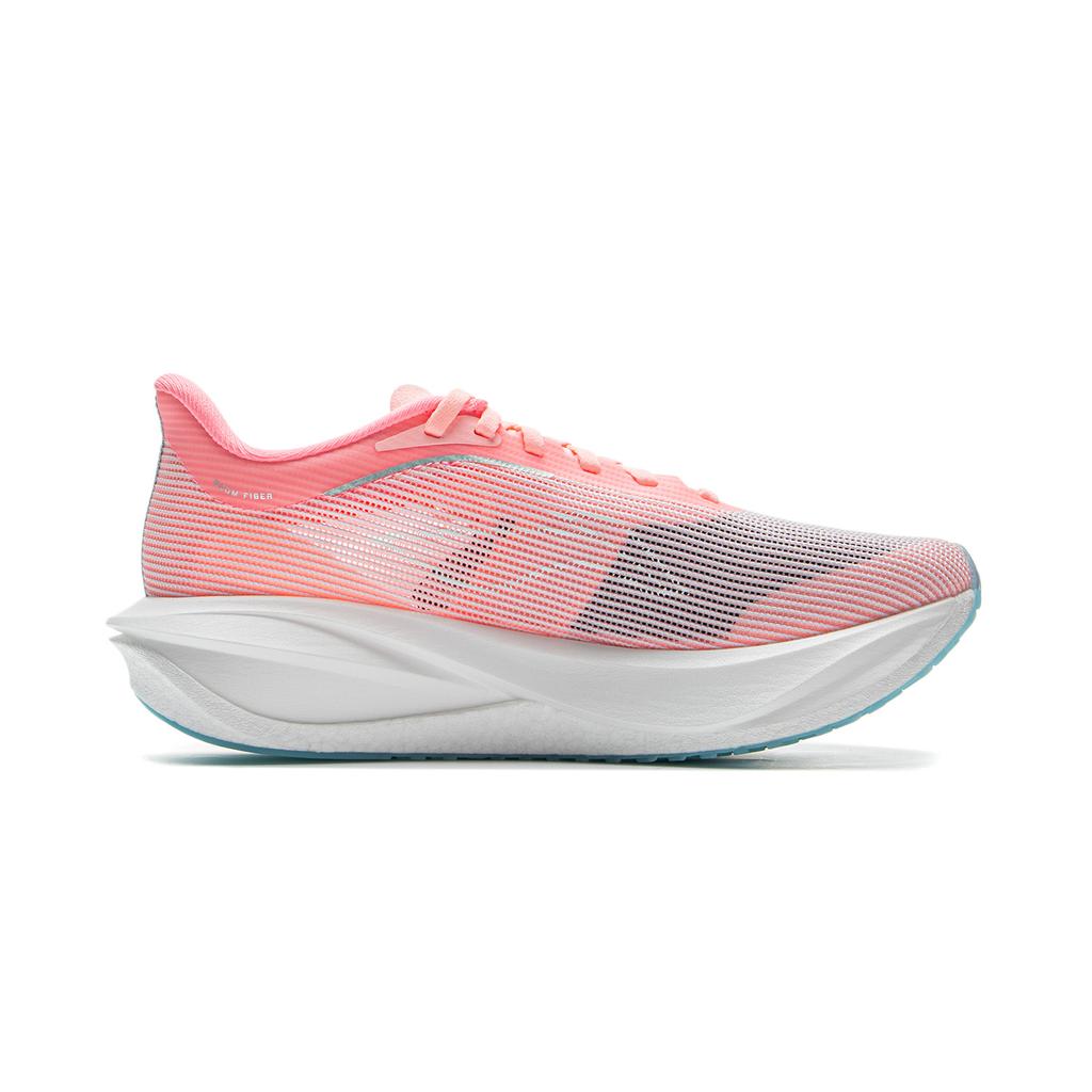 Кроссовки для бега Li Ning Feidian 5 Challenger Ultra Light Technology Carbon Plate женские кроссовки для бега флуоресцентно-мягко-розовые ARMV002-13
