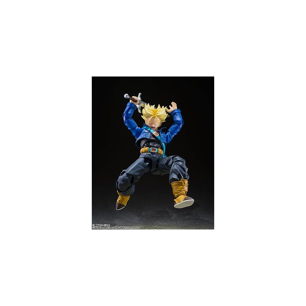 НАРОДЫ ТАМАШИИ SH. Figuarts Dragon Ball Z Супер Сайян Тракс Будущее Мальчик 140 мм ПВХ АБС Фигурка
