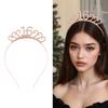 Нежные ободки на 16-летие Элегантные повязки на голову для девочек Фотоаксессуары для вечеринки в честь дня рождения Головной убор Корона