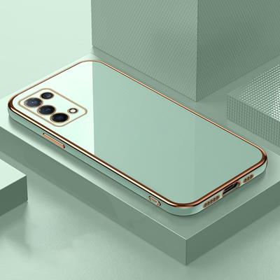 Мягкий чехол из ТПУ с 6D покрытием для OPPO K11 K9 Pro A78 A58 A38 A76 A36 A94 A74 A72 A73 A53 A57 Reno 10 11 Realme 10 11 9 GT5, роскошный силиконовый чехол-бампер