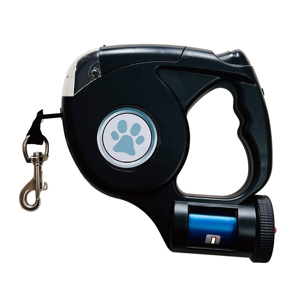 Plastic LED Dog Leash With Garbage Bag Puppy Traction Belt Pet Traction Rope Small Dogs