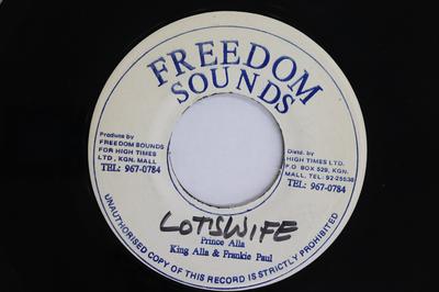7-дюймовая пластинка PRINE ALLA - Lots Wife / Version NONE FREEDOM SOUNDS Ямайка Регги, Ска и Даб Б/у