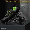 Labor Insurance Shoes Men's Solid Bottom Non-slip and Wear-resistant Steel Bag Head Anti-smashing and Puncture-proof Safety Shoes