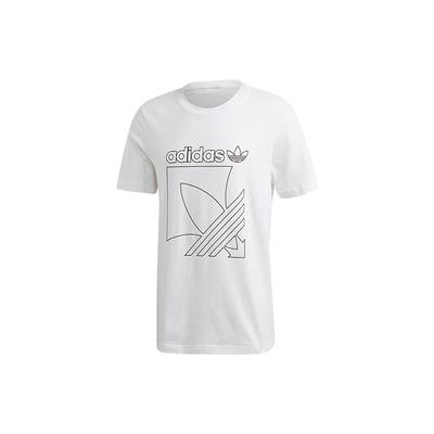 adidas Футболка Originals SPRT с 3 полосками, мужские топы, белые GD5836