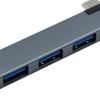 4-в-1 USB 3.0 Хаб Быстроскоростной USB 3.0 4-портовый USB C Хаб Множественный Разветвитель Простое Управление Кабелями для ПК Компьютера