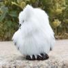 Simulation Fur Simulation Owl Plush Christmas Tree Hanging Plush Animal Ornament  Christmas Gifts