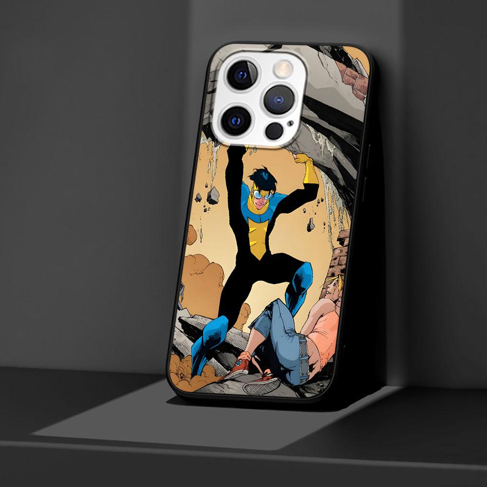 Неубиваемый комиксный чехол для Apple iPhone 14 11 16 Plus X XS 13 12 Mini XR 15 Pro Max Силиконовый Черный Мягкий Чехол для Телефона
