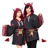 Clearstone Fangle Cosplay Halloween Inari Hoodie Unisex Black