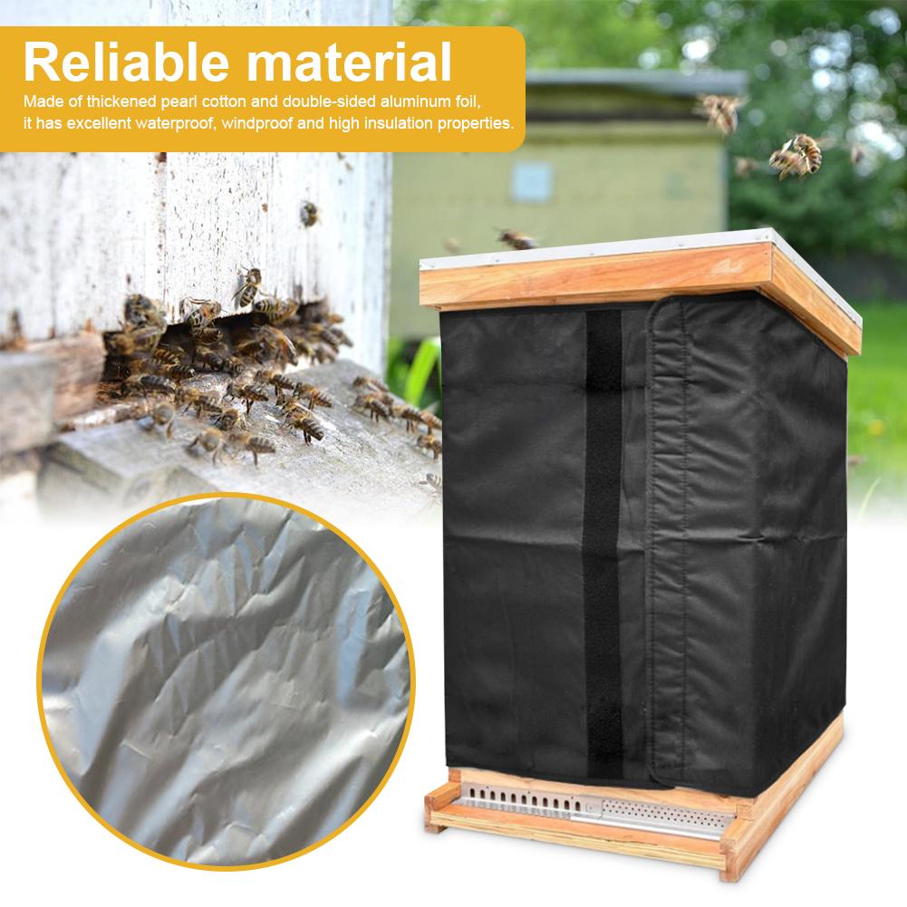 Премиум 600D Oxford Winter Bee Hive Wrap Регулируемый изоляционный чехол для пчеловодства с вентиляционными отверстиями и экологически чистыми материалами