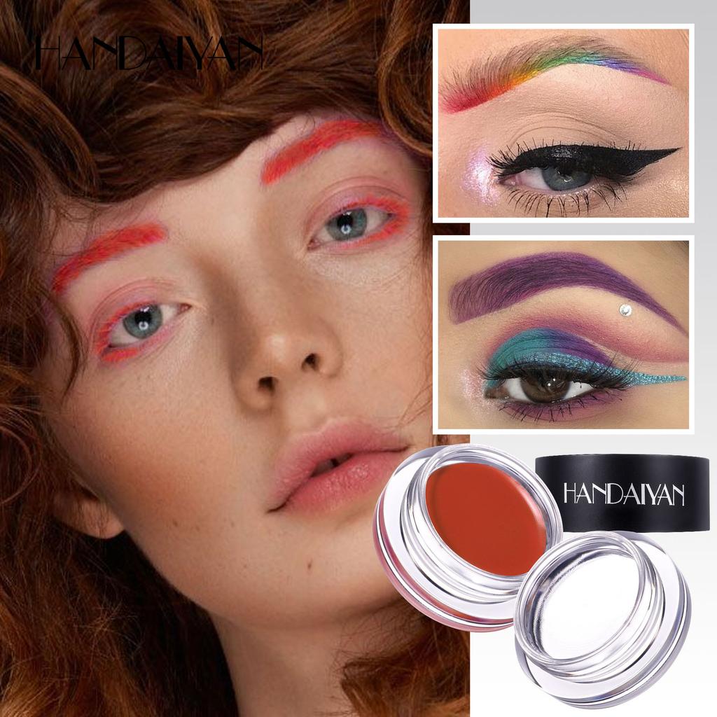 Набор бальзамов для бровей 2 в 1: водостойкие, высокопигментированные, наполненные, густые брови, в комплекте с двухсторонней щеточкой.