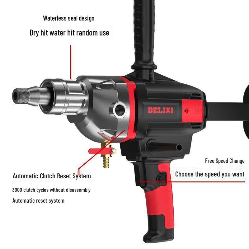 DELIXI High-Power Diamond Core Drill & Concrete Hole Opener Machine