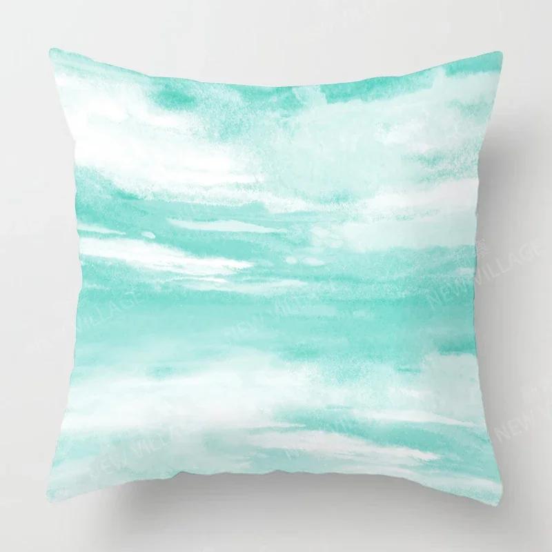 Modern Light Green Abstract Geometric Cushion Cover Home Decor Pillow Cover Sofa Throw Pillow Cover 45x45 40x40 50x50 60x60