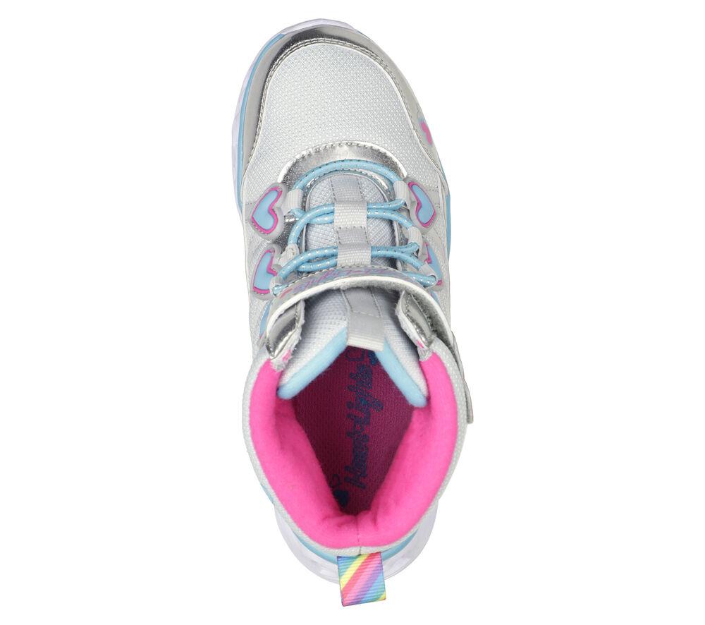 Boots Skechers Silver / Multicolor Heart Lights