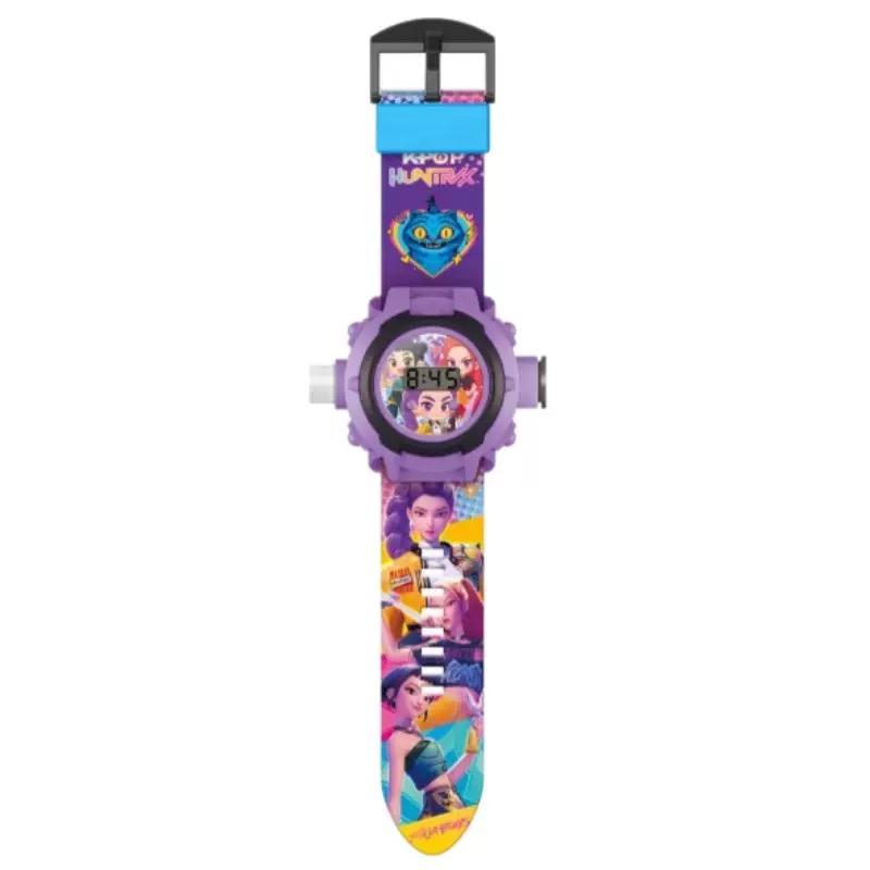 K-POP Demon Hunters Electronic Watch Toys for Kids - Projector Light Wristwatches Multifunctional Wristband Birthday Gifts