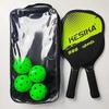 Outdoor Pickleball Racket Set: 2 Rackets & 4 Balls, Customizable To Sample