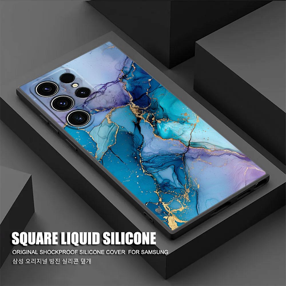 Акварельный Мраморный Узор S26Ultra Чехол Для Samsung Galaxy S26 S25 S24 S23 S20 S21 FE S22 Ultra Plus Чехлы Чехол Для Телефона