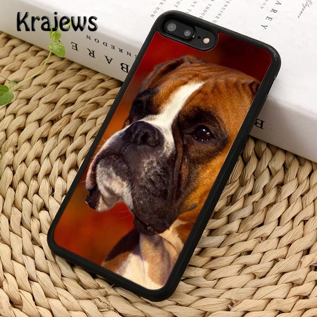 Чехол для телефона Krajews Boxer Dog Puppy Puppies Design для iPhone 14 5 SE 6s 7 8 plus X XR XS 11 12 13 pro max Samsung S21 S22 ultra