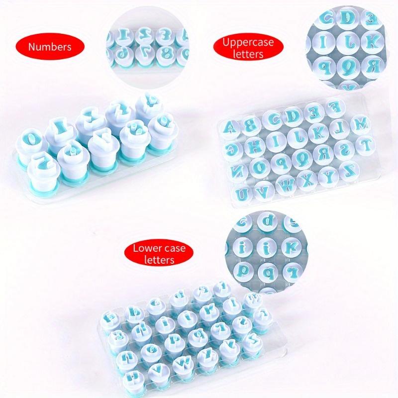 26 букв алфавита цифры набор для украшения торта из помадки форма для печенья пресс-форма для печати глазурь пресс-форма